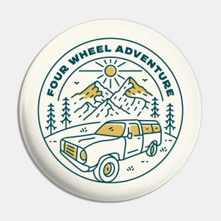 Four Wheel Adventure Pin