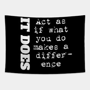 You Make A Difference Tapestry