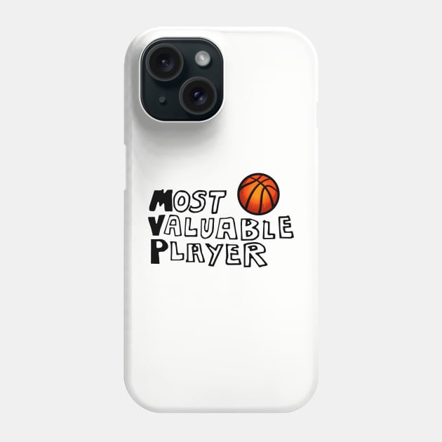 MVP - Basketball Phone Case by Buff Geeks Art