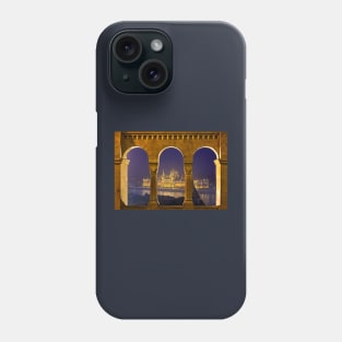 The Hungarian Parliament through the Fisherman's Bastion Phone Case