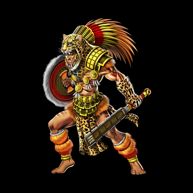 Aztec Jaguar Warrior by underheaven