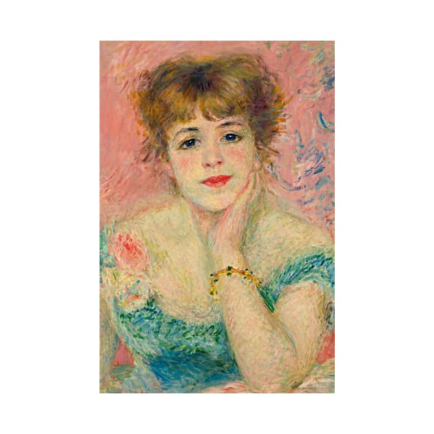 Portrait of Jeanne Samary Print Pierre-Auguste Renoir Art Impressionism Vintage Print Impressionist Style by ZiggyPrint