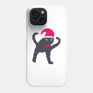 Funny Cat Meme Pixel art Chirstmas Phone Case