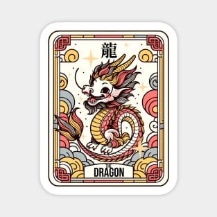 Chinese Dragon Tarot Card - Year of the Dragon 2024 Magnet