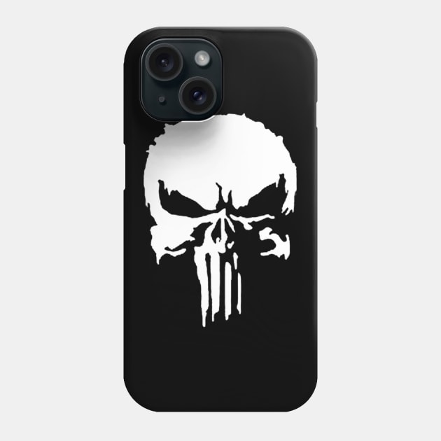 Skull Face Phone Case by akkadesigns