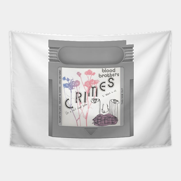 Crimes Game Cartridge Tapestry by PopCarts