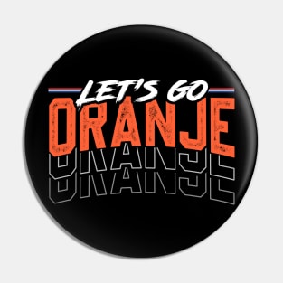 Go Oranje Pin