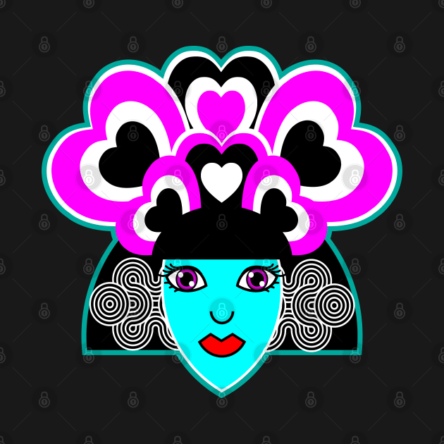 A head full of hearts...literally by EEJimenez