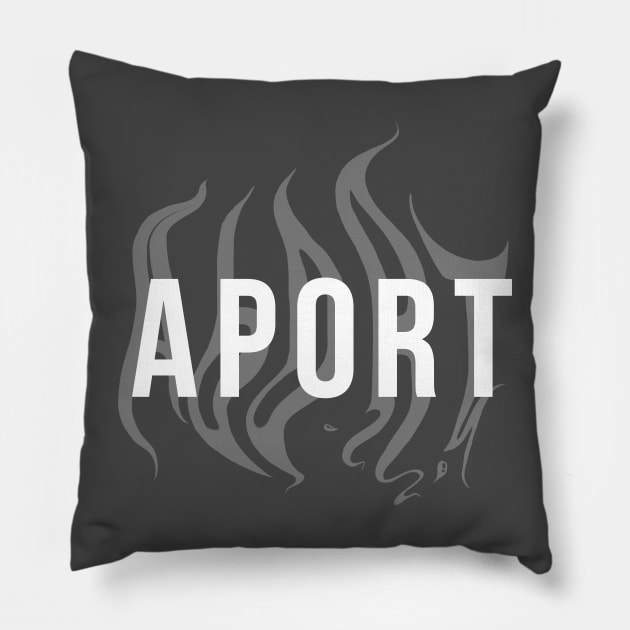 aport/abort Pillow by Soul4Sale