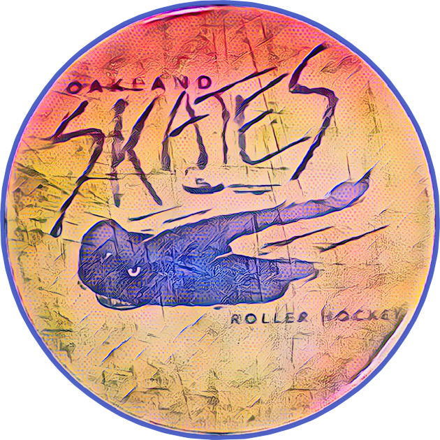 Oakland Skates Roller Hockey Kids T-Shirt by Kitta’s Shop