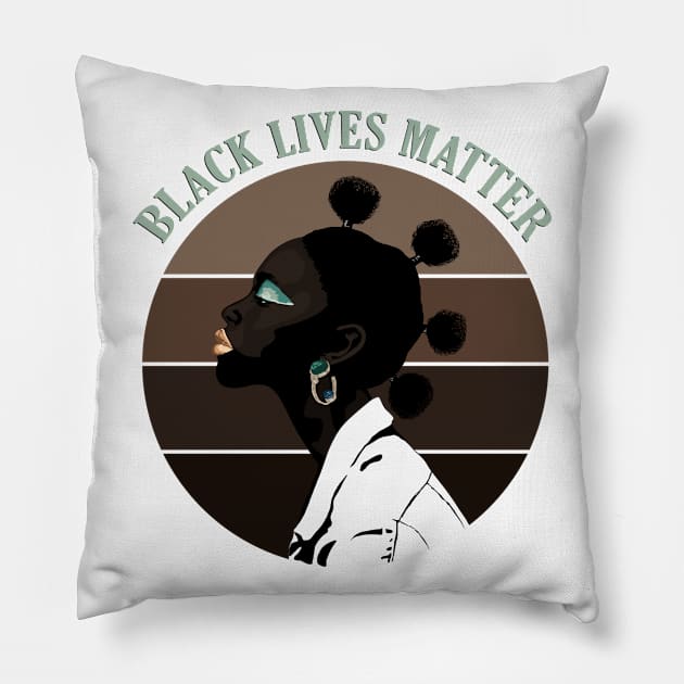 Black Lives Matter 1 by Mrs Green Pillow by Mrs Green