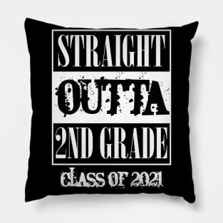 Straight outta 2nd Grade class of 2021 Pillow