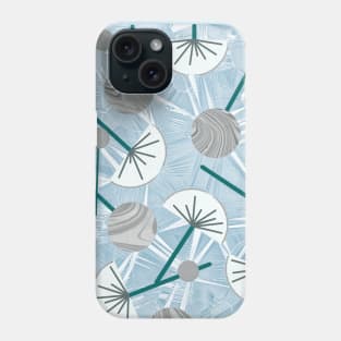 Vintage Geometric Flowers, Kimono,Cocktail  Abstract Pattern #3 Phone Case