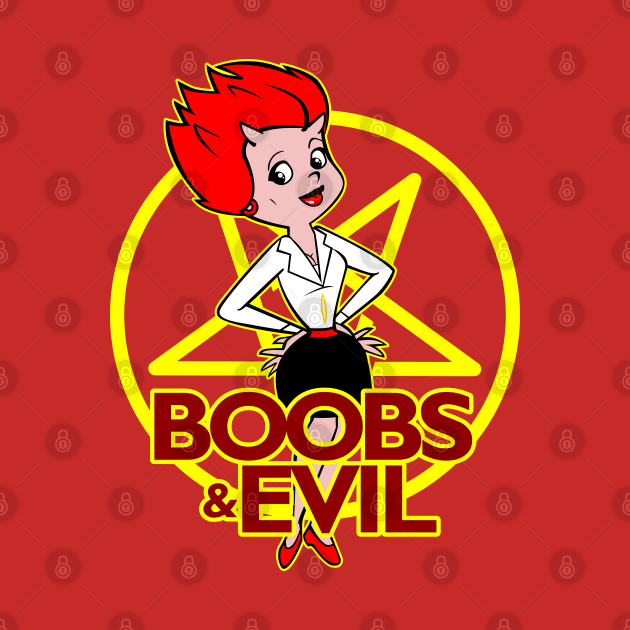 Boobs & Evil by boltfromtheblue