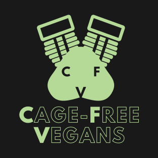 Cage Free Vegans Logo T-Shirt