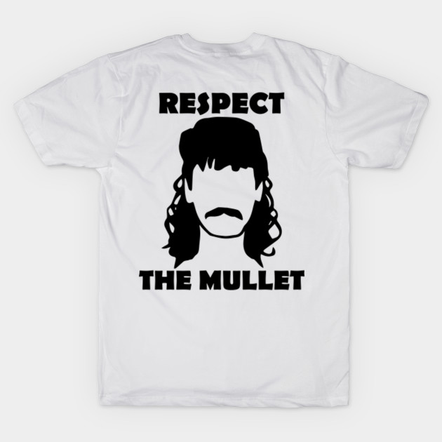 Respect The Mullet Amazing 80s Hairstyle Hockey Hair Retro T