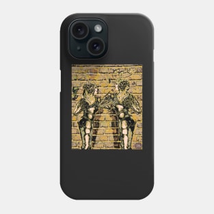 Graffiti Hearts [Digital Figure Illustration] Colour-Mash Version 1 Phone Case