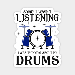 Funny Drummer Gift Magnet