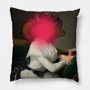 Pink Spray And Muslin Pillow