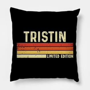 Tristin Name Vintage Retro Limited Edition Gift Pillow