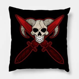 Skull Badge Pillow