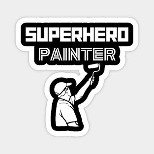 Superhero Painter Magnet