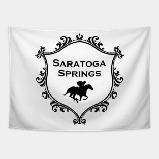 Saratoga Springs New York Horse Racing Tapestry