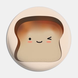 Kawaii Bread Aesthetic Shokupan Milk Bread Toast Pin