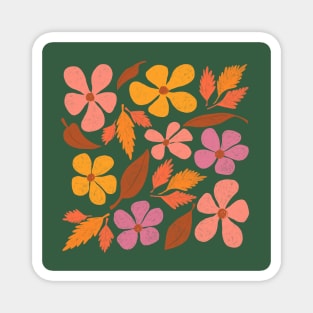 Autumn Flowers Magnet