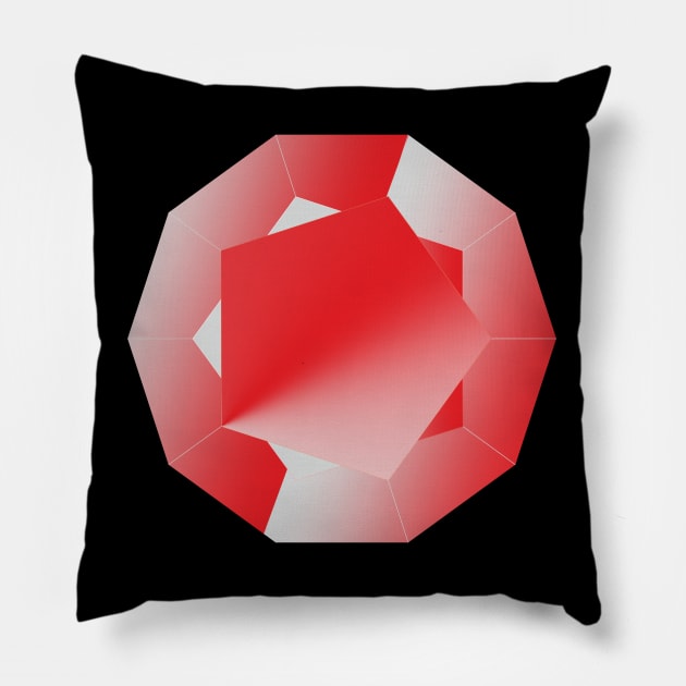 Lucky diamond Pillow by aceofspace