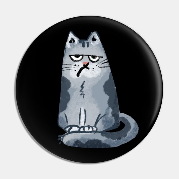 Sad cat Pin by pimkie