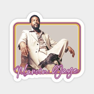 Marvin Gaye /// Retro 70s Fan Art Design Magnet