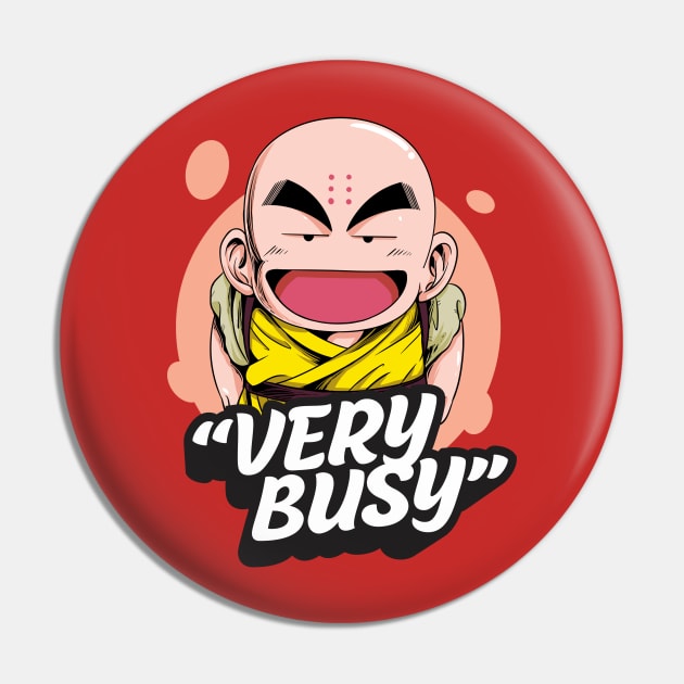 The Very Busy Monk Pin by rollout578