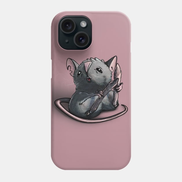 Cute rat for rats lovers Phone Case by GlitterMess