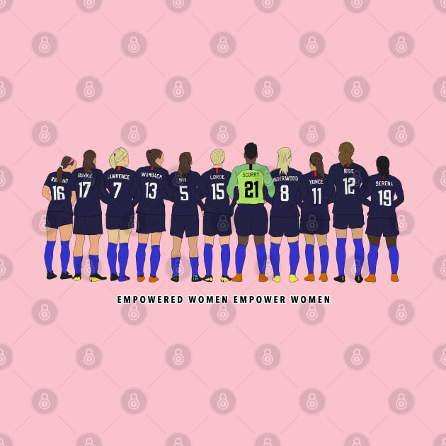 USWNT US Womens Soccer Team by Hevding