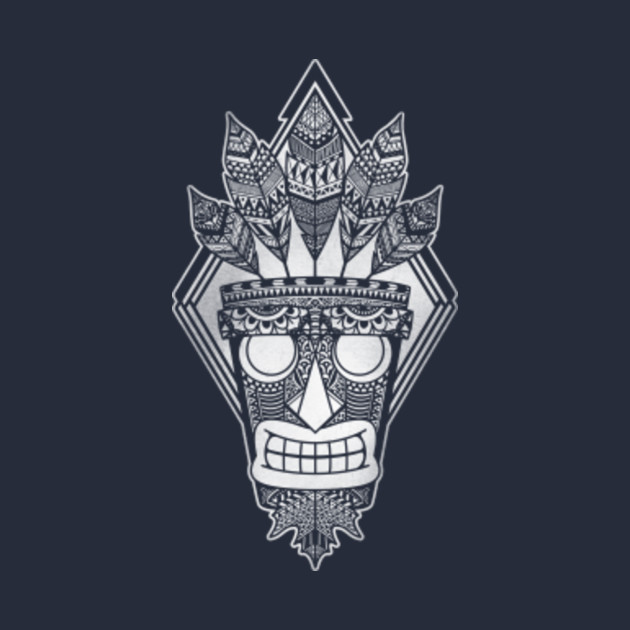 aztec aku aku crash bandicoot t shirt teepublic