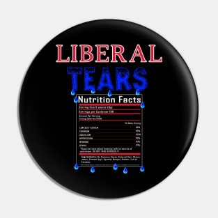 Liberal Tears - Pro Trump Patriot American Pin