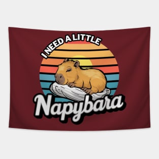 I Need a little Napybara Capybara Tapestry