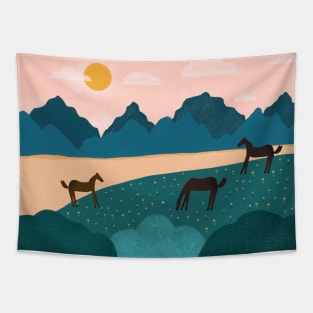 Three horses Tapestry