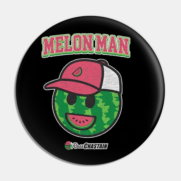 Ross Chastain Charcoal Melon Man Logo Pin by ganisfarhan
