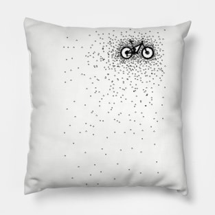 mountain bike cycling mountain biker gift cyclist bicycle Pillow