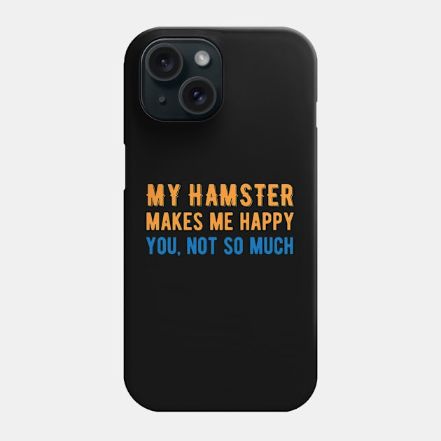 Hamster Funny Phone Case by TheVintageChaosCo.