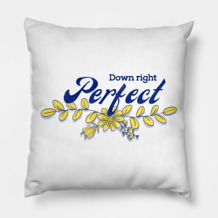 Down right perfect world Down syndrome day Pillow