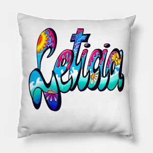 Leticia 2 The top 10 best Personalized Custom Name gift ideas for Leticia girls and women Pillow