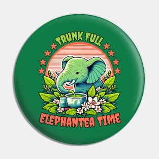 Matcha Elephant Pin