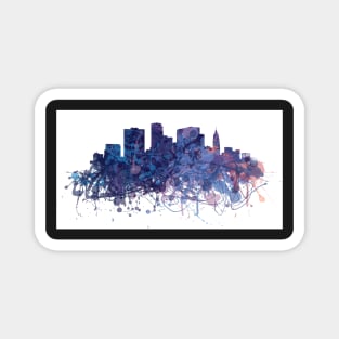 Painted Skylines: New York City Magnet