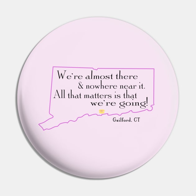 We're almost there and nowhere near it.  Guilford, CT  * The cup marks the location of Guilford! Pin by Stars Hollow Mercantile