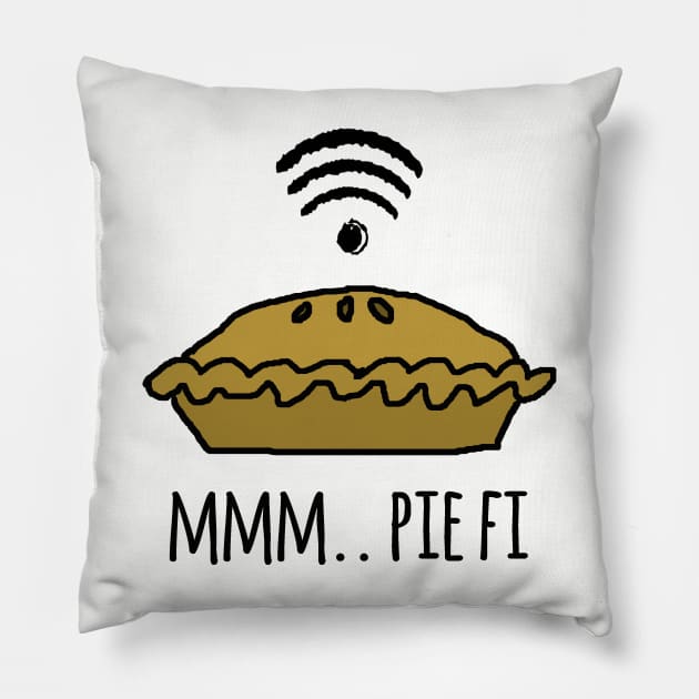 MMM.. PIE FI Pillow by wanungara