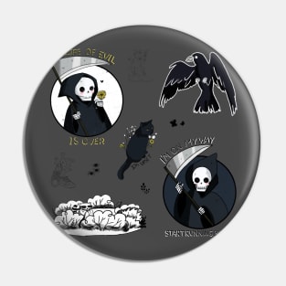 cute halloween stickers pack (get in medium and large) Pin