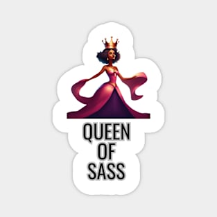 Princess - Queen of Sass Magnet